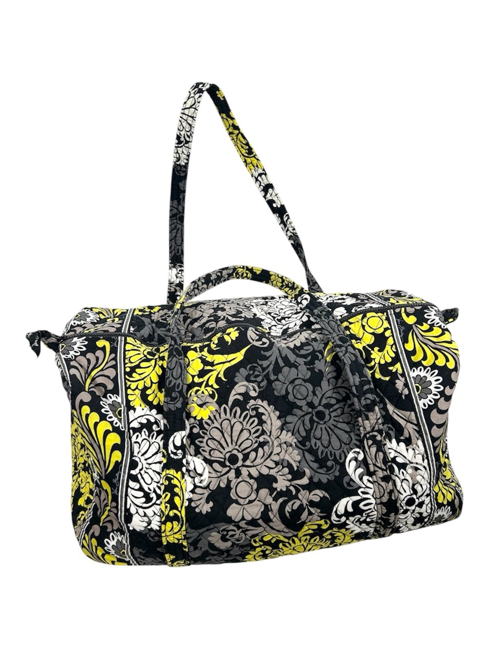 Vera Bradley Retired Baroque Weekender Duffle Bag Quilted Travel Carry On